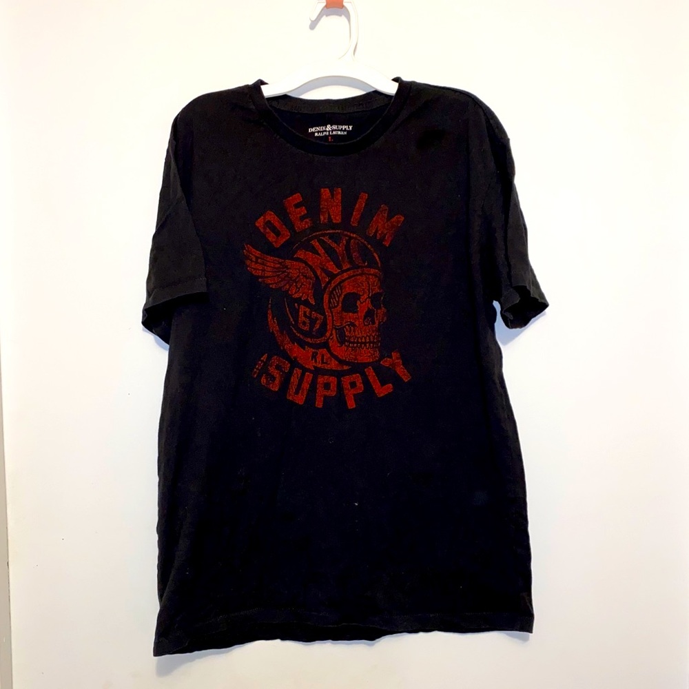 Men’s black Ralph Lauren t-shirt size large